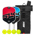 SELKIRK SLK Prime 2.0 Premium Pickleball Set 2 Widebody Paddles, 4 Balls & Bag
