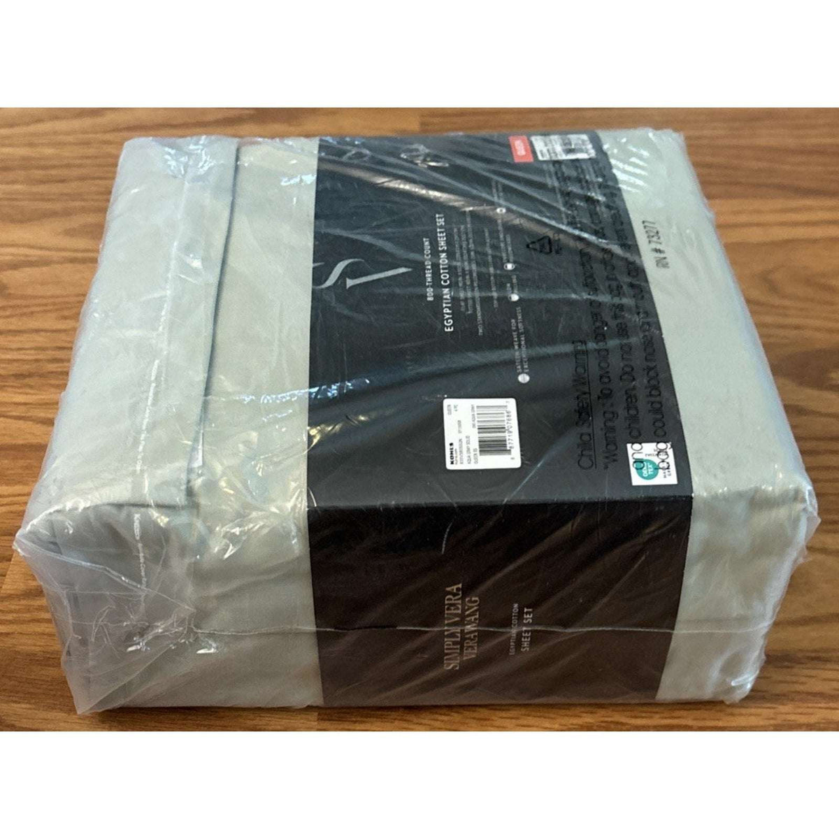SIMPLY VERA WANG 800TC EGYPTIAN COTTON 4PC Sheet Set 040 AQUA GRAY QUEEN