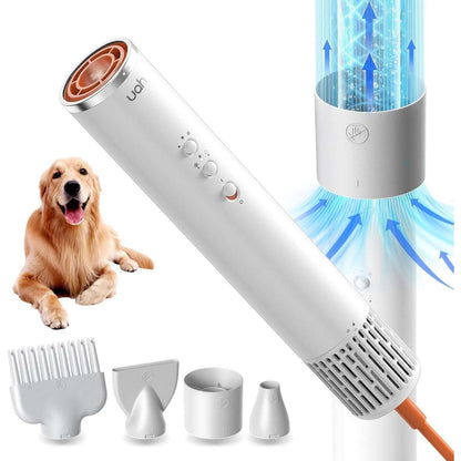 uahPet Fluffy Dog Dryer PRO NTC Smart Temperature Control, Low Noise, Quick Dry