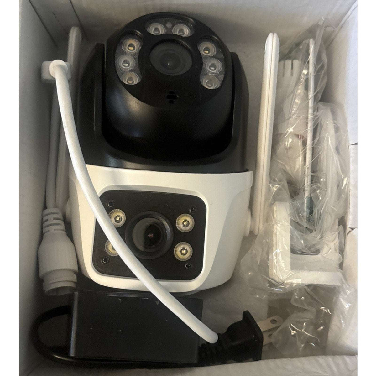 6MP WiFi Camera Outdoor Dual Screen Auto Tracking, Night Vision, 2-Way Intercom