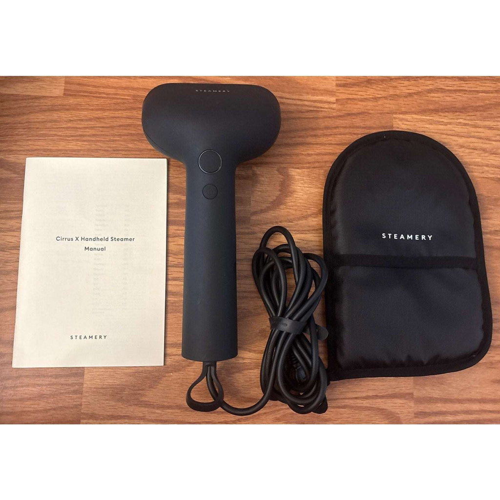 Steamery Cirrus X 1200W Handheld Clothes Steamer +Heat-Proof Steaming Pad - ONYX