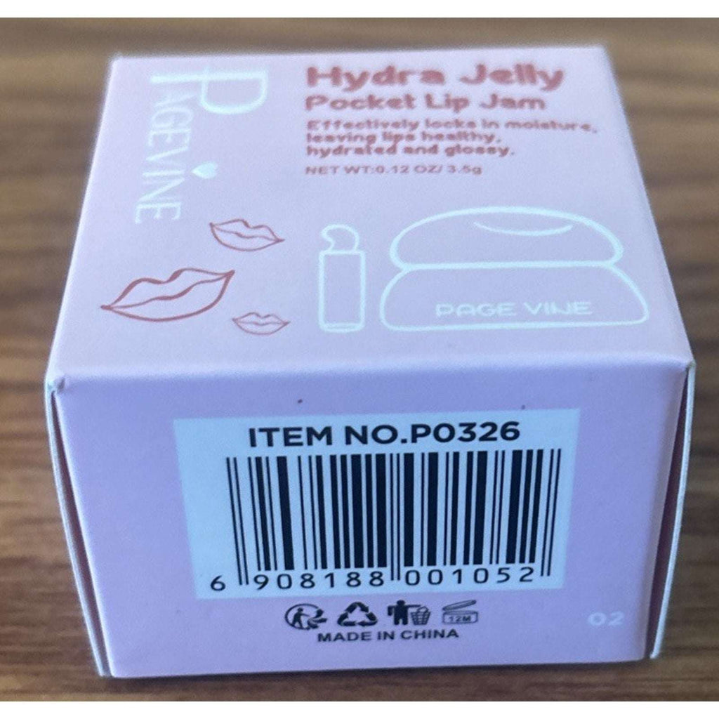 PageVine Hydra Jelly Pocket Lip Jam GUAVA GLOW Lip Gloss w/ Built in Applicator