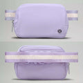NWT Lululemon Everywhere Wordmark Crossbody Belt Bag 1L - Lilac Purple/Silver