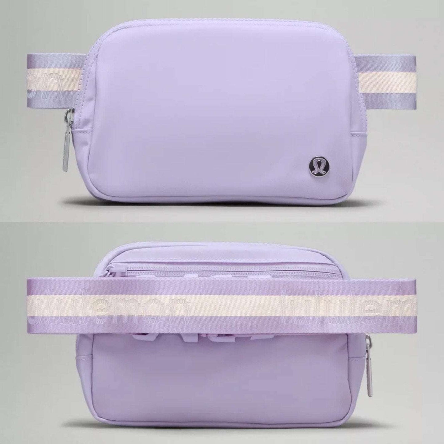 NWT Lululemon Everywhere Wordmark Crossbody Belt Bag 1L - Lilac Purple/Silver