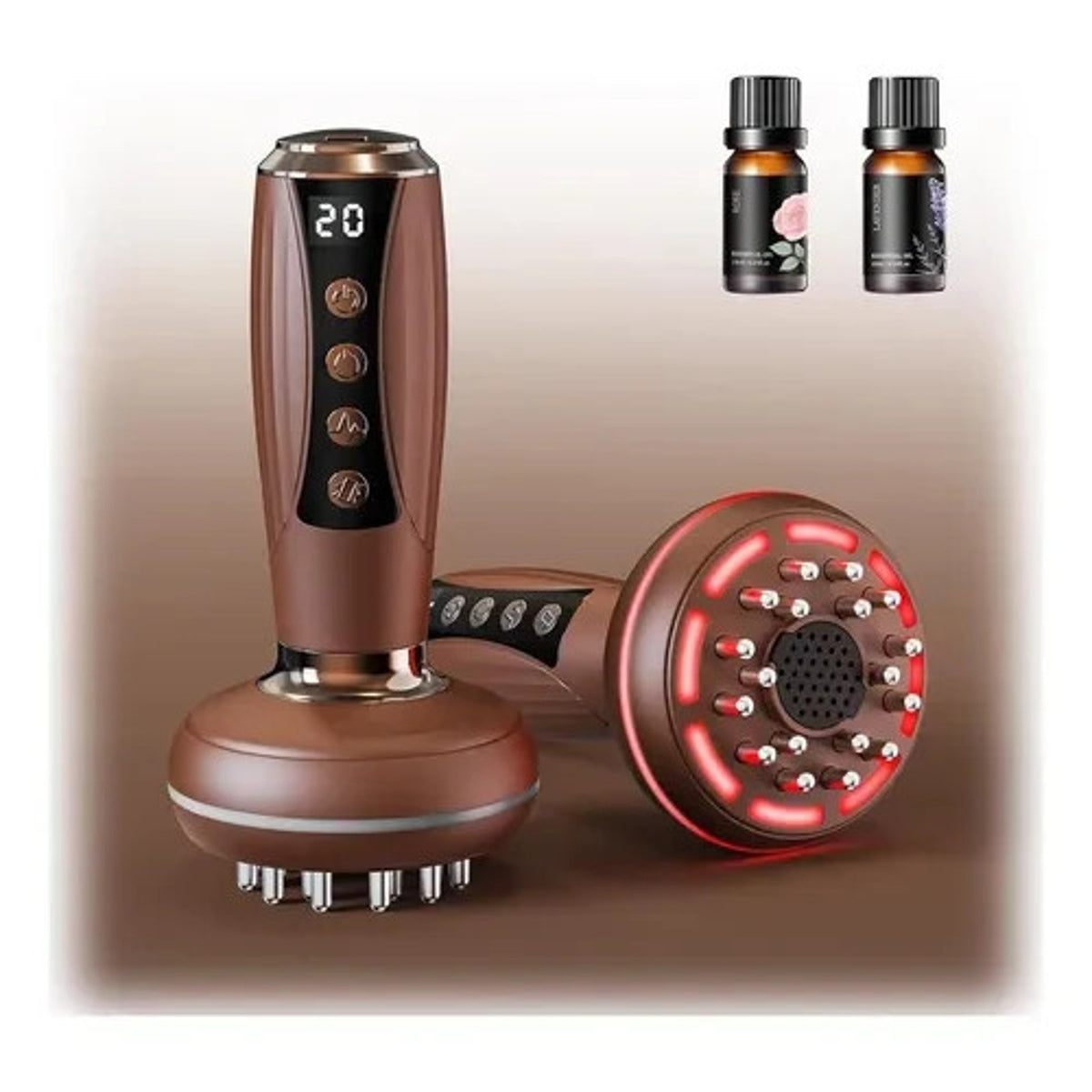 4-in-1 Red Light Lymphatic Drainage Massager Anti Cellulite Body Sculpting Tool