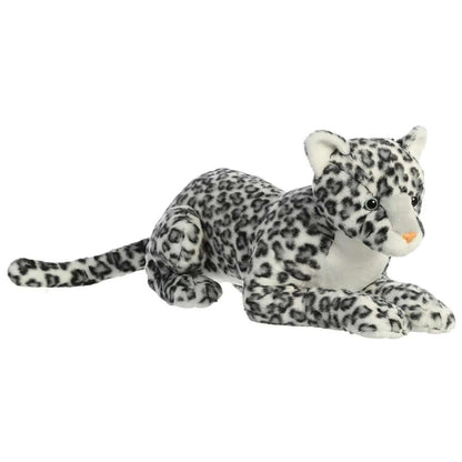Aurora Super Flopsie Jumbo Snow Leopard 28" & Her Cub 12" Stuffed Animal Plush