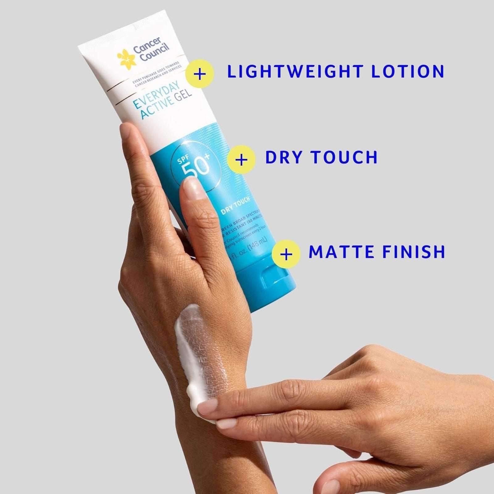 Cancer Council Everyday Active Gel Sunscreen SPF50+ Dry Touch Waterproof 5 oz