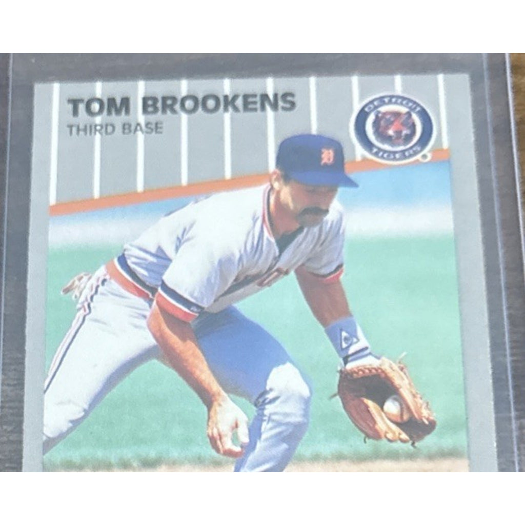1989 FLEER #130 MIKE HEATH TOM BROOKENS Error Cards - TIGERS - Pack to Sleeve