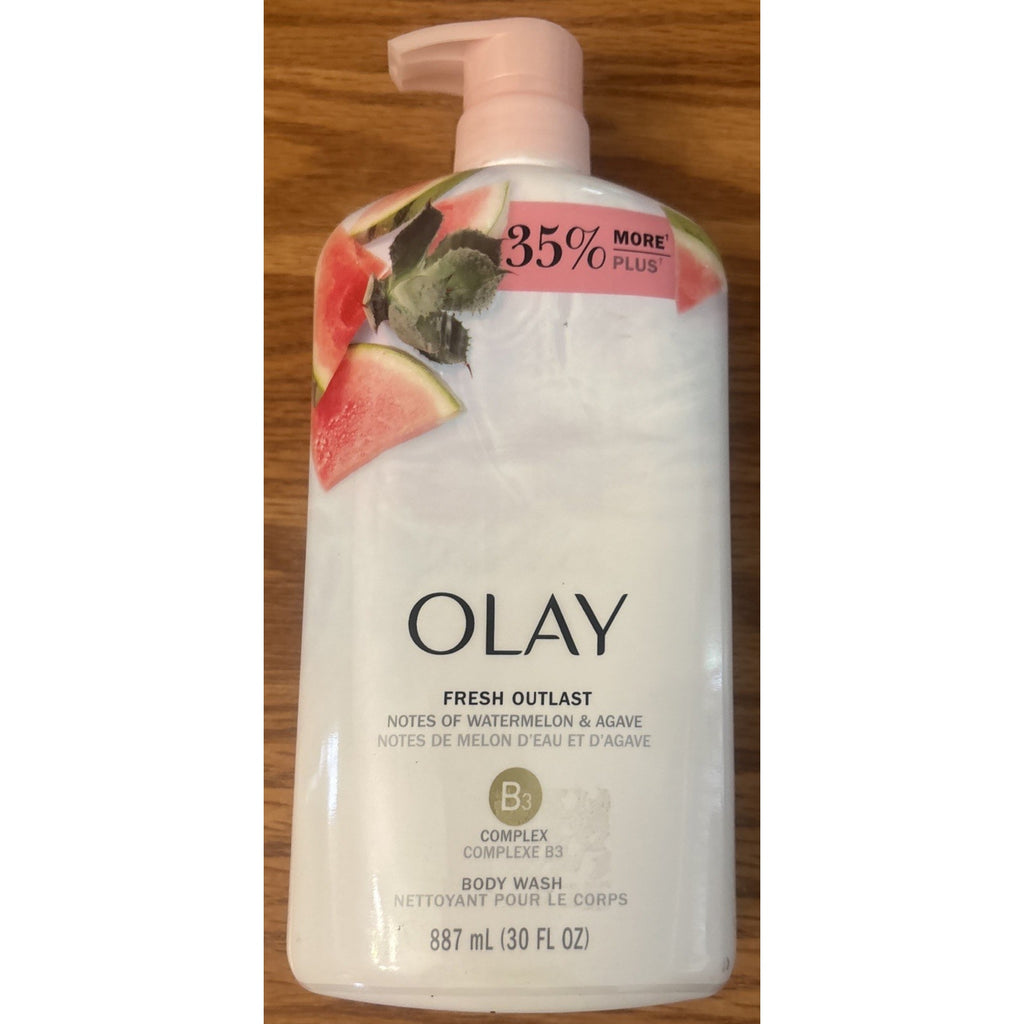 Olay Fresh Outlast VitaminB3 Complex Watermelon & Agave Hydrating Body Wash 30oz