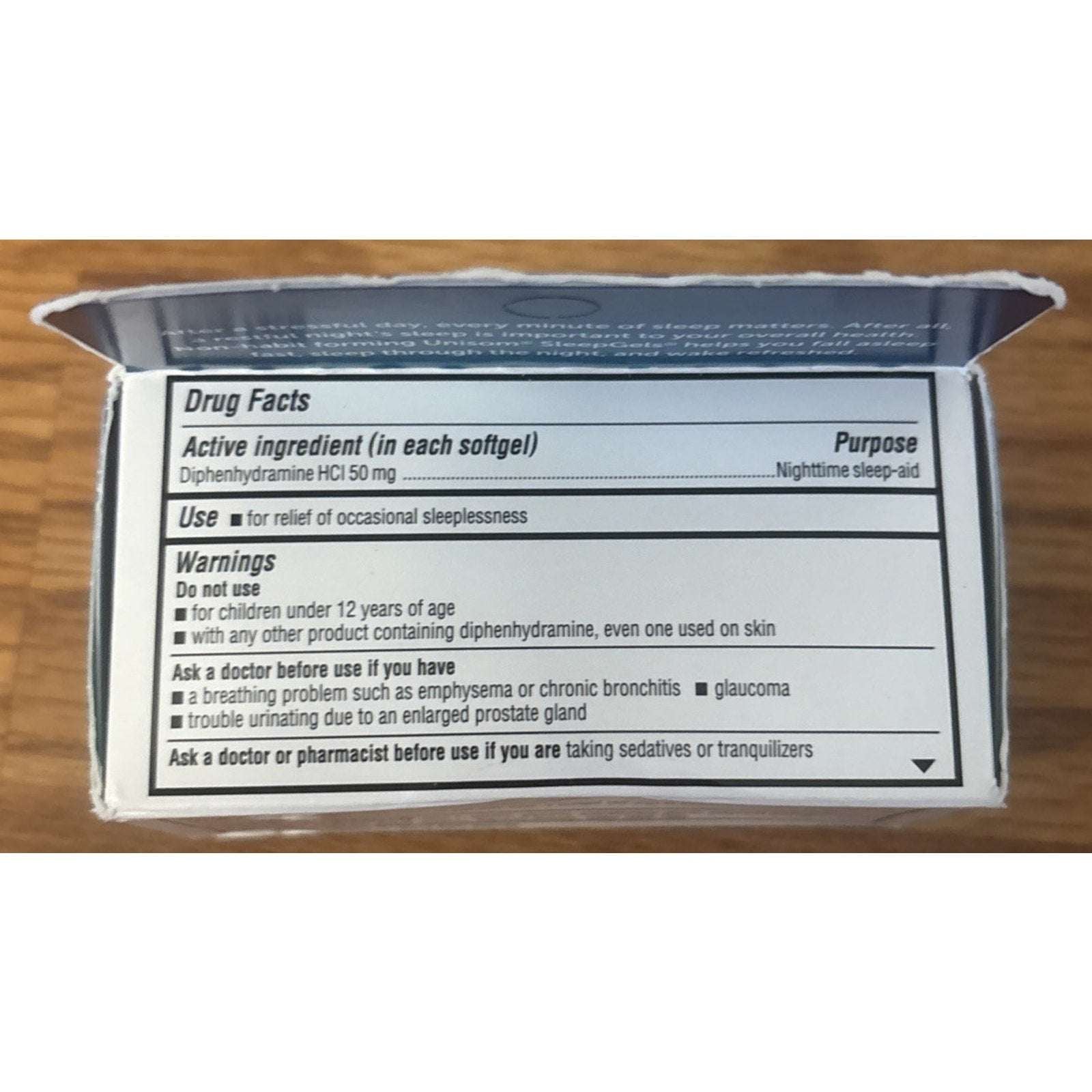 3 x Unisom SleepGels Nighttime Sleep Aid, Diphenhydramine HCI 50 mg, 32 SoftGels