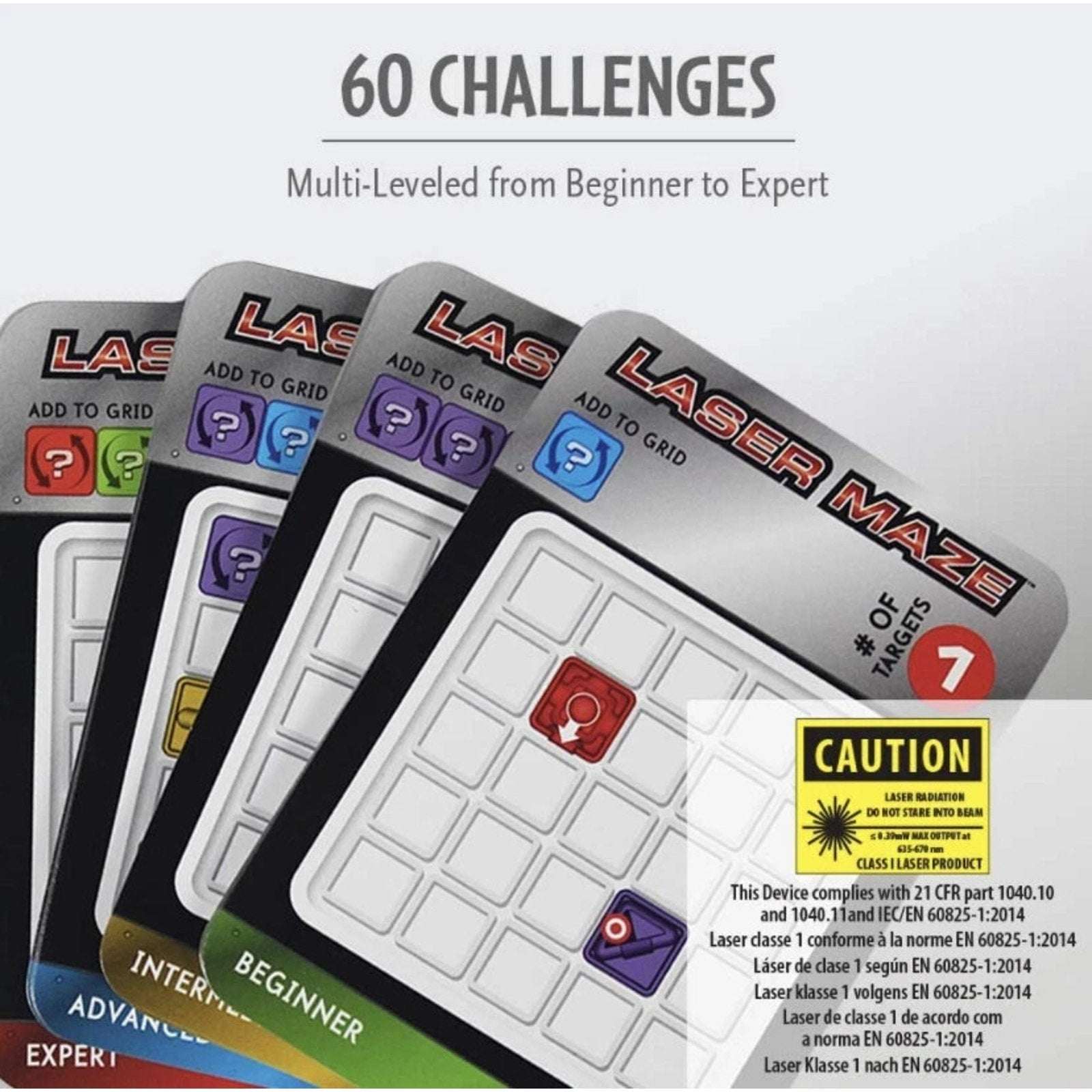 Think Fun Laser Maze Brain Game - STEM Award - Multi-Level Beginner to Expert