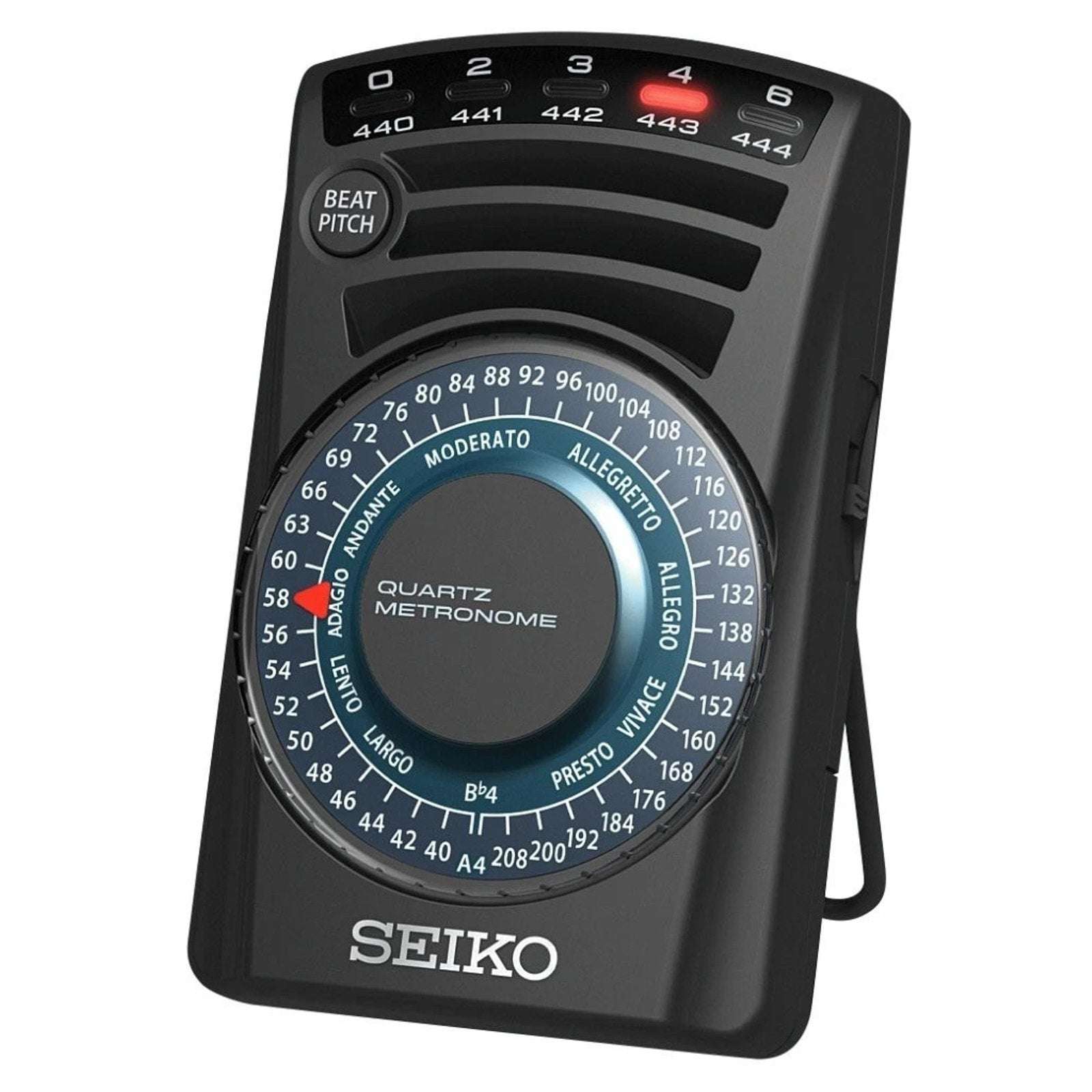 SEIKO ‎SQ60 Quartz Metronome Black Acoustic Sound Dial Type Audio Equipment