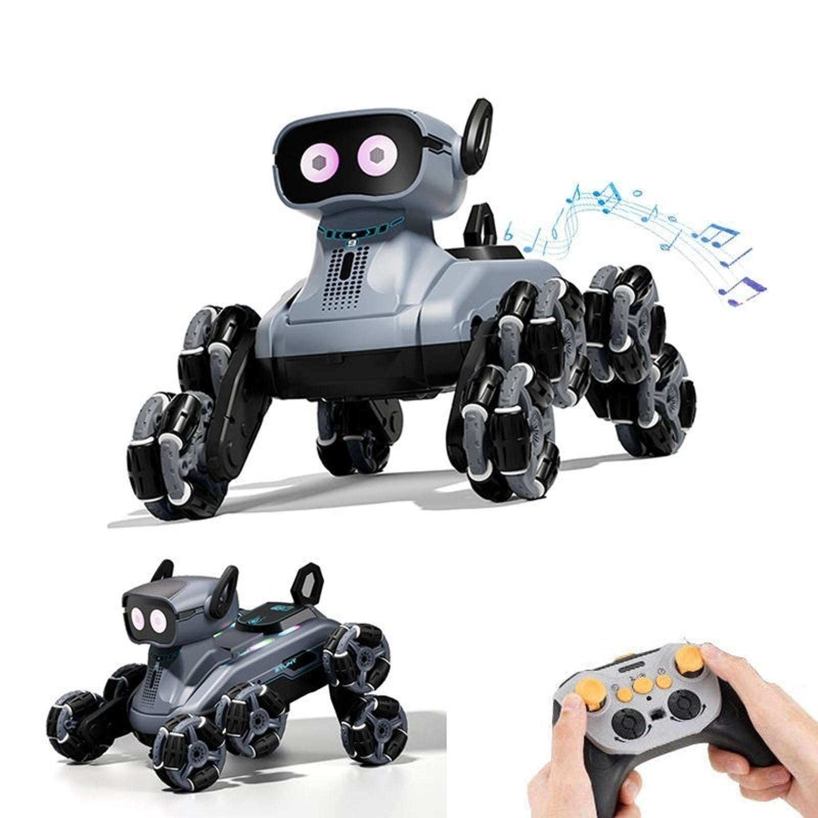 8WD Smart Remote & Gesture Dual Control Robot Dog Interactive Climbing Stunt Pet