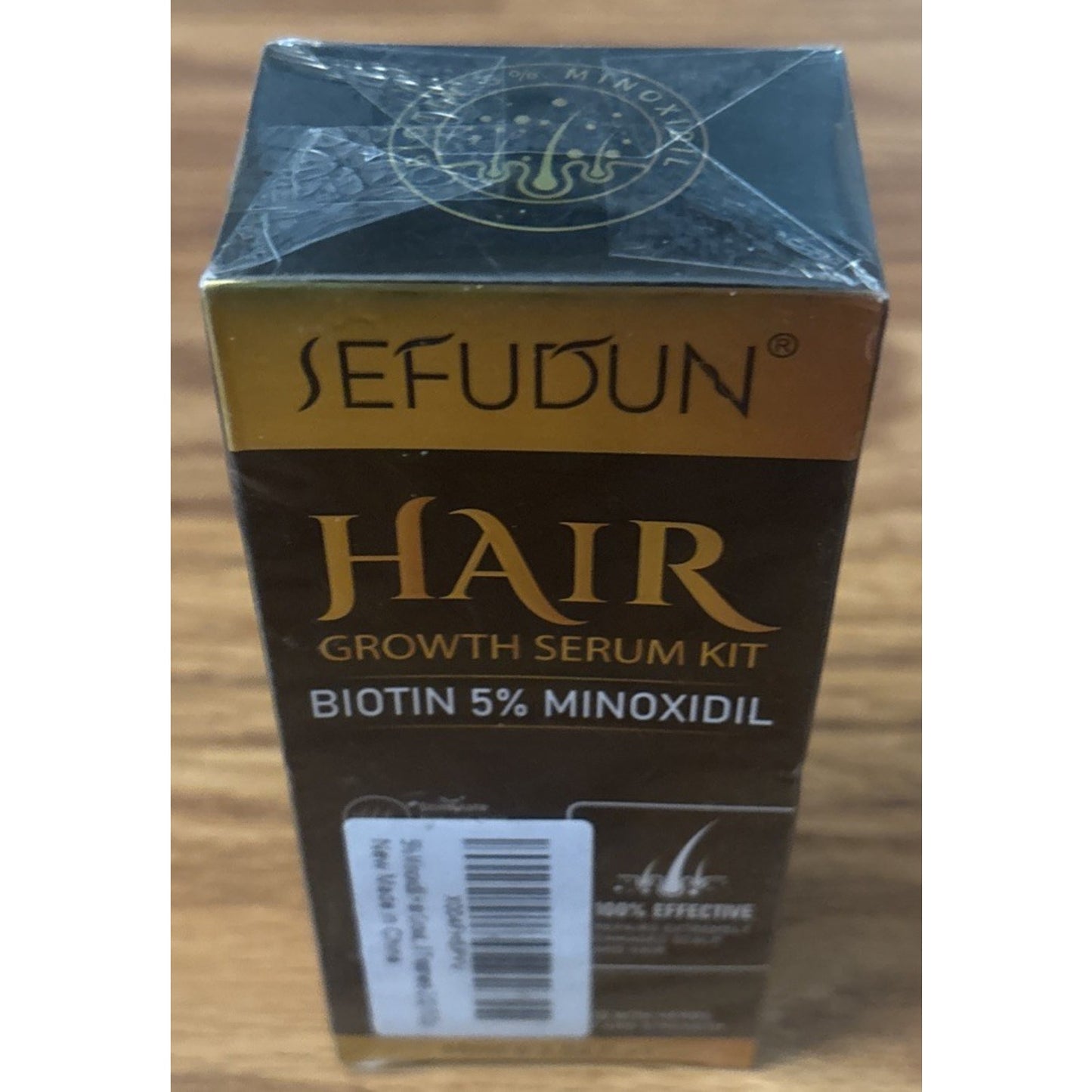 SEFUDUN Hair Growth Serum Kit W/ Biotin & Minoxidil 5% 2.02 fl oz 100% Effective
