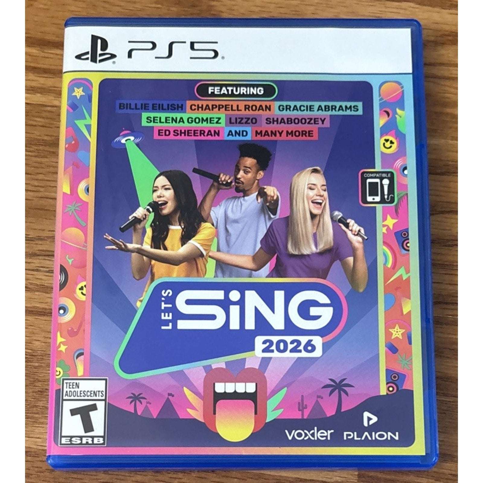 PS5 Lets Sing 2026 + 2 Mics for Playstation 5 Video Game - New Open Box Bundle