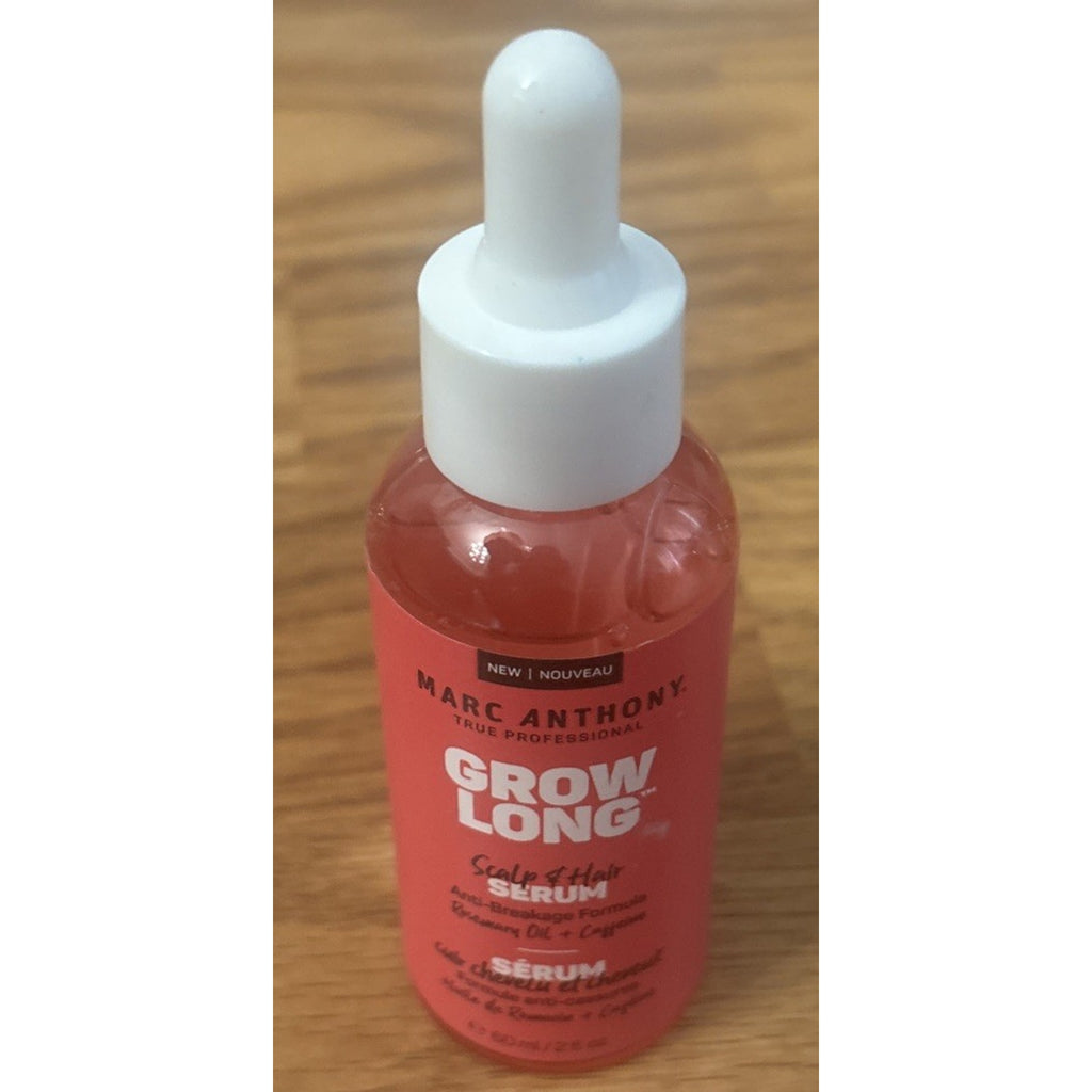 Grow Long Scalp & Hair Serum By Marc Anthony 2 FL OZ Rosemary Caffeine Biotin Gi