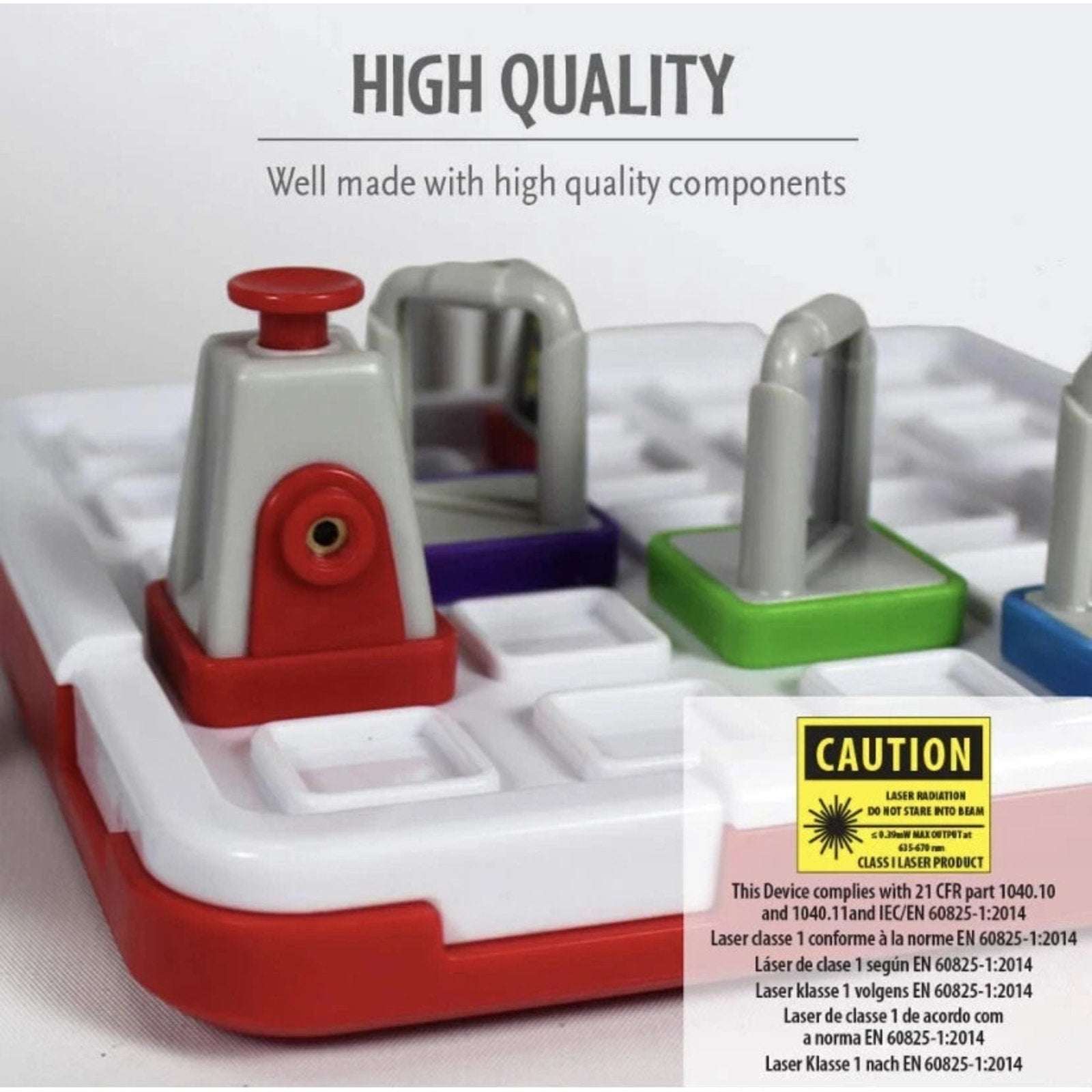 Think Fun Laser Maze Brain Game - STEM Award - Multi-Level Beginner to Expert
