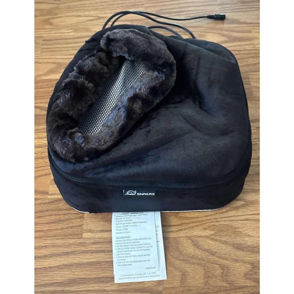 Snailax Electric Shiatsu Foot & Back Massager with Heat, Kneading Foot Warmer