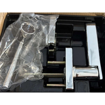 2 Kwikset 92001-605 Casey Passage Hallway Closet Door Square Lever Set in Chrome
