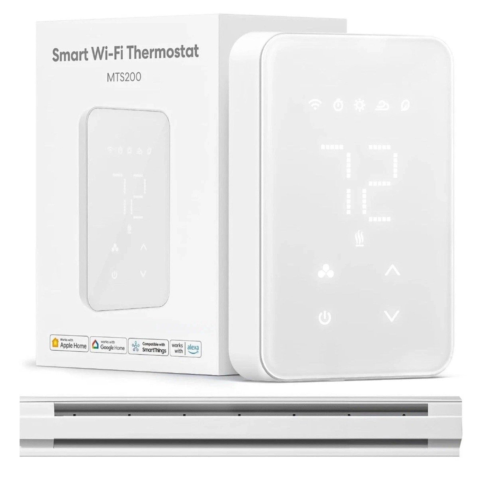 meross Smart Wi-Fi Thermostat for Electric Baseboard and in-Wall Heaters MTS200