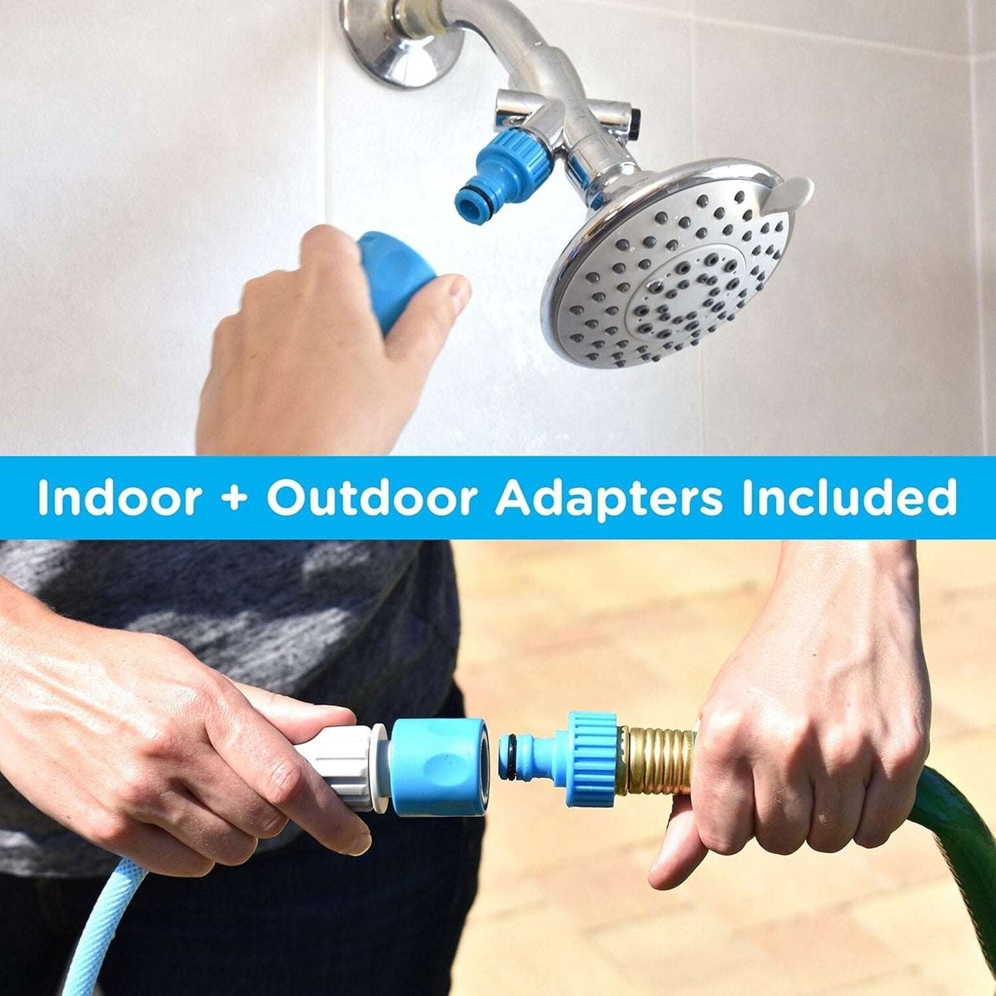AQUAPAW Dog Grooming Tool Sprayer & Scrubber Use w/ Shower or Outside Water Hose