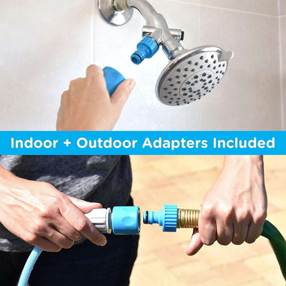 AQUAPAW Dog Grooming Tool Sprayer & Scrubber Use w/ Shower or Outside Water Hose