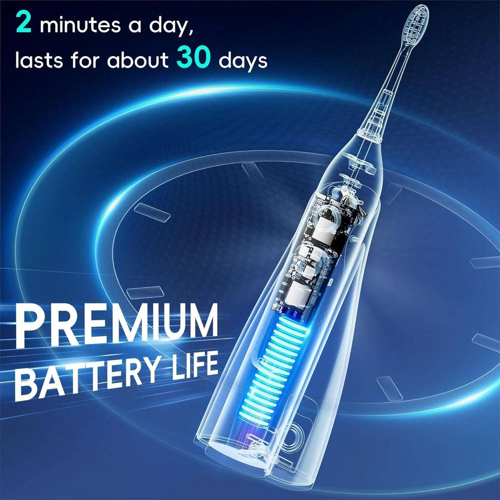 OiSAO Electric Water Flosser & Toothbrush Combo w/ Replacement Heads & Charging