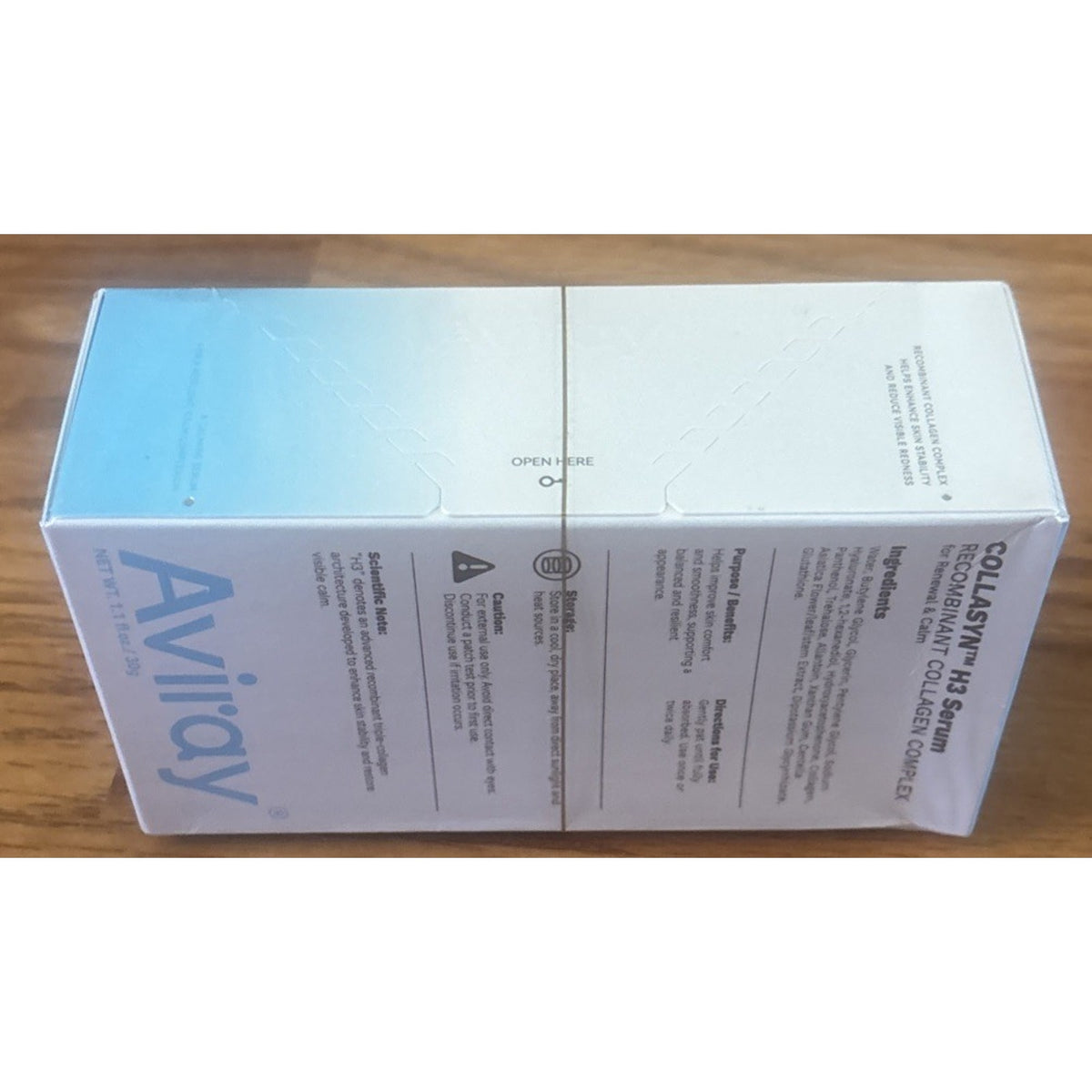 Aviray H3 Recombinant Collagen Boost Barrier Face Repair Serum 1.1oz Anti Aging