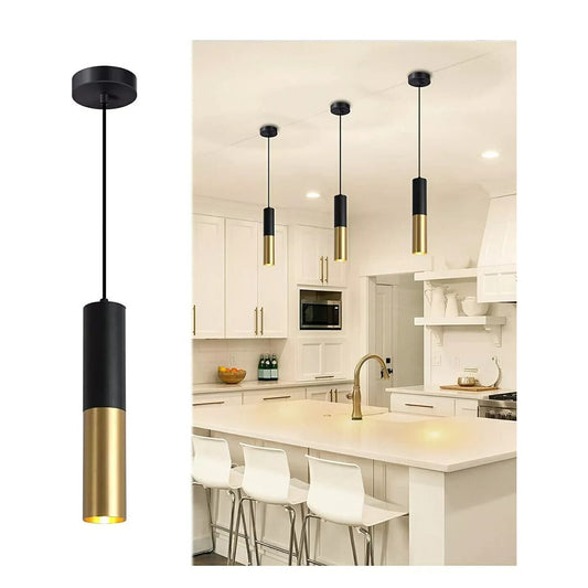 Omgomne Modern Pendant Light Fixture for Kitchen Island 1-Light Ceiling Hanging