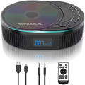 MONODEAL Portable Bluetooth Boombox CD Player, FM Radio, BT Speaker Transmitter