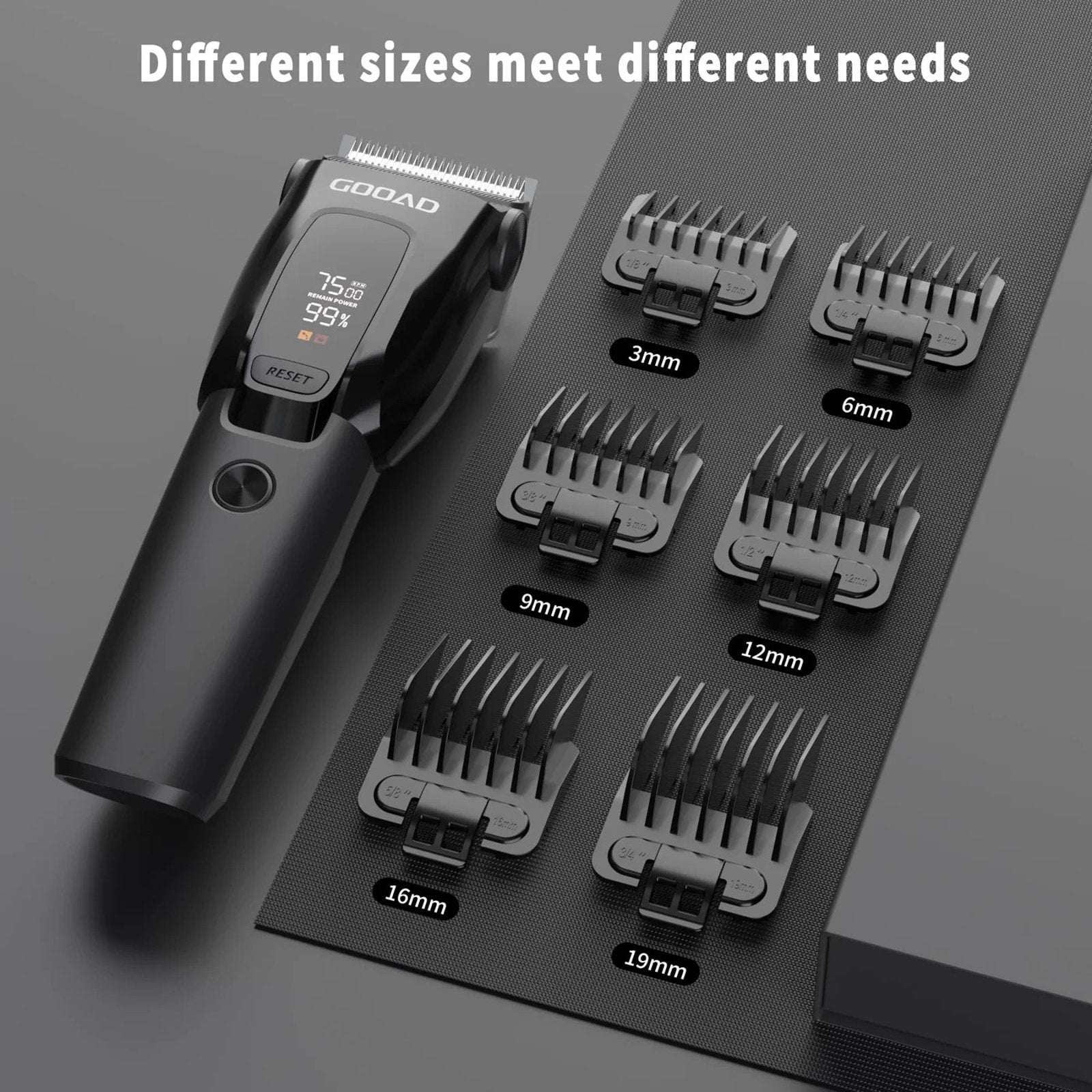 Wireless Dog Grooming Set Clippers, Paw Trimmers for Thick Hair Coats Low Noise