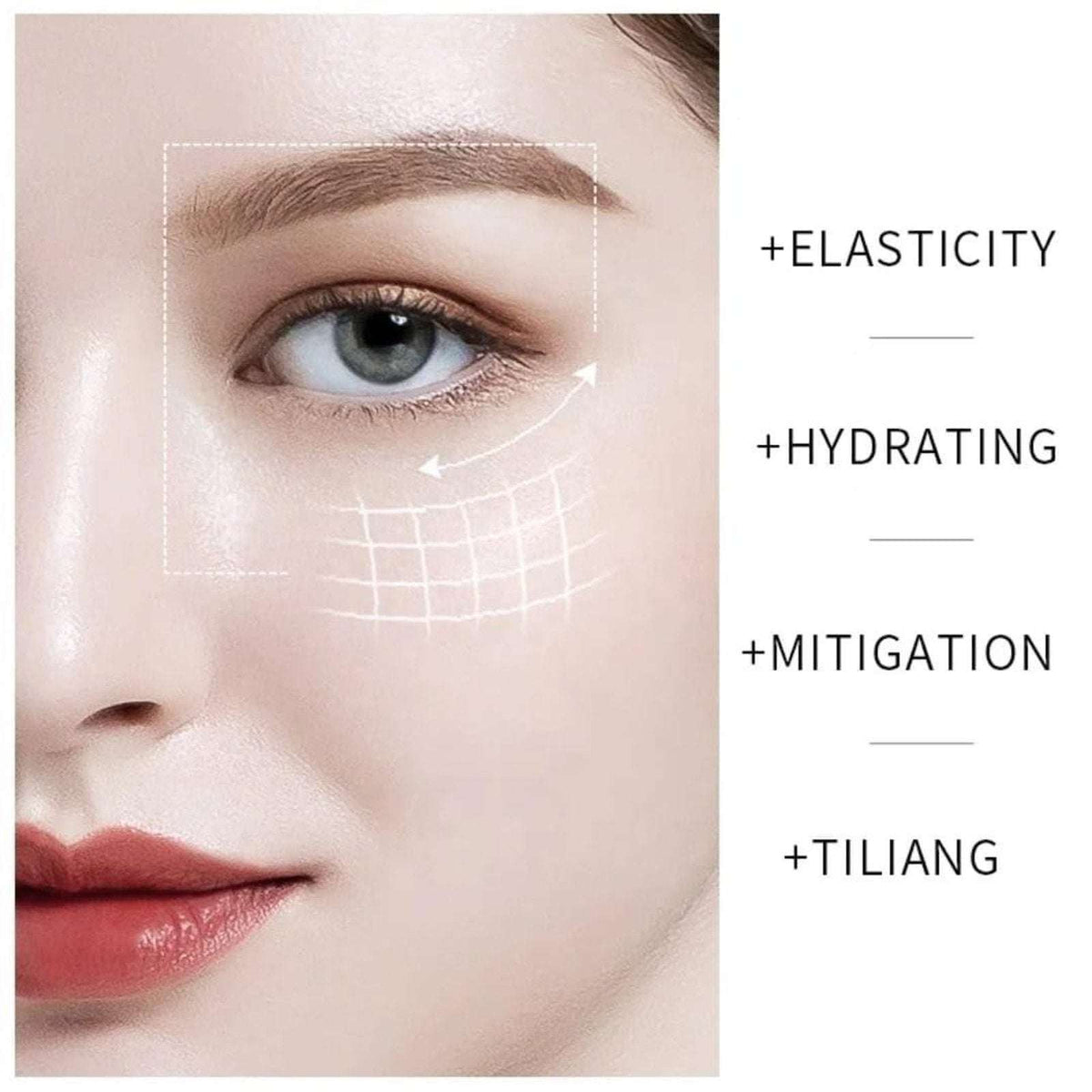 Anti-Aging Gold Collagen Firming Eye Cream For Dark Circles, Wrinkles, Puffiness