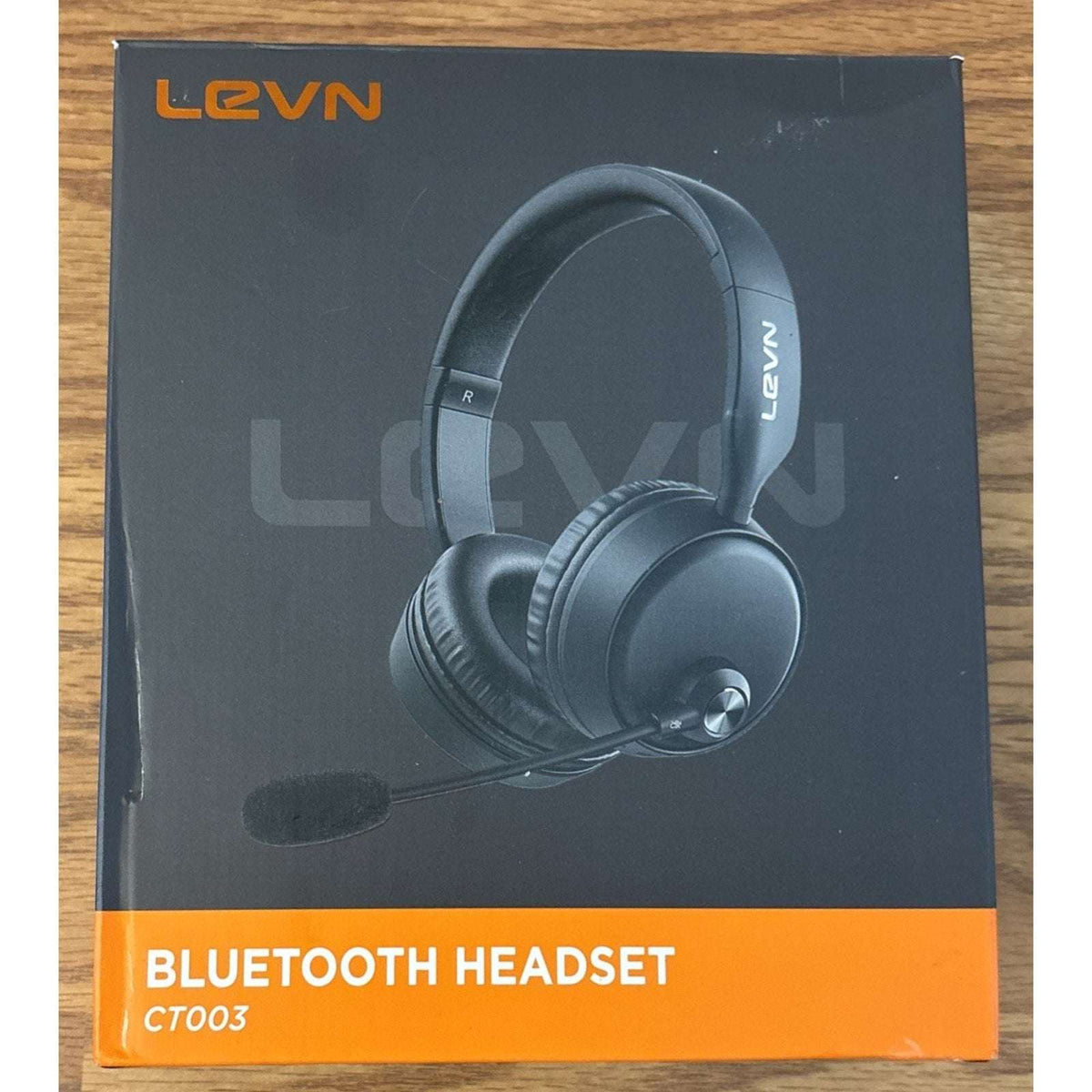 LEVN Bluetooth Headset w/ Microphone, Ai Noise Cancelling Dual Connection CT003