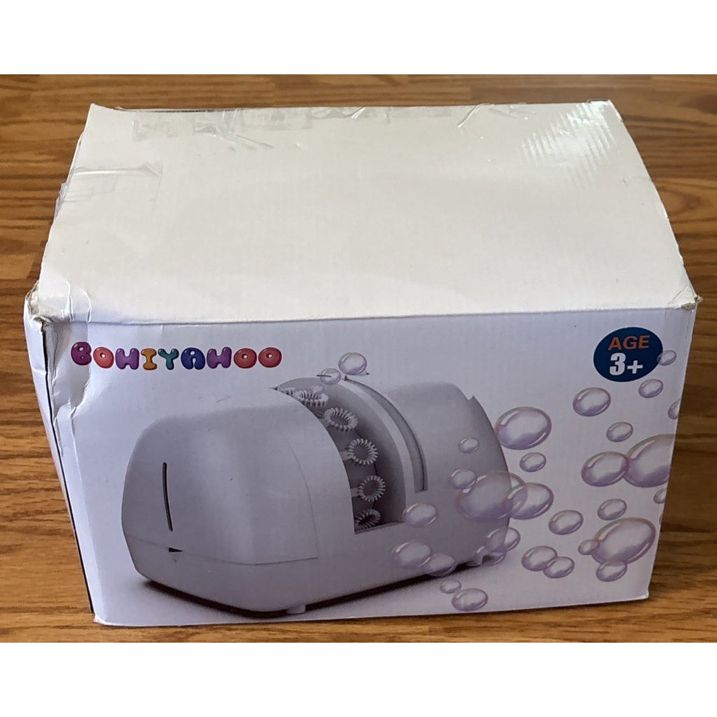 Automatic Bubble Machine Portable Maker 60+ Min Continuous Blaster Dual Power