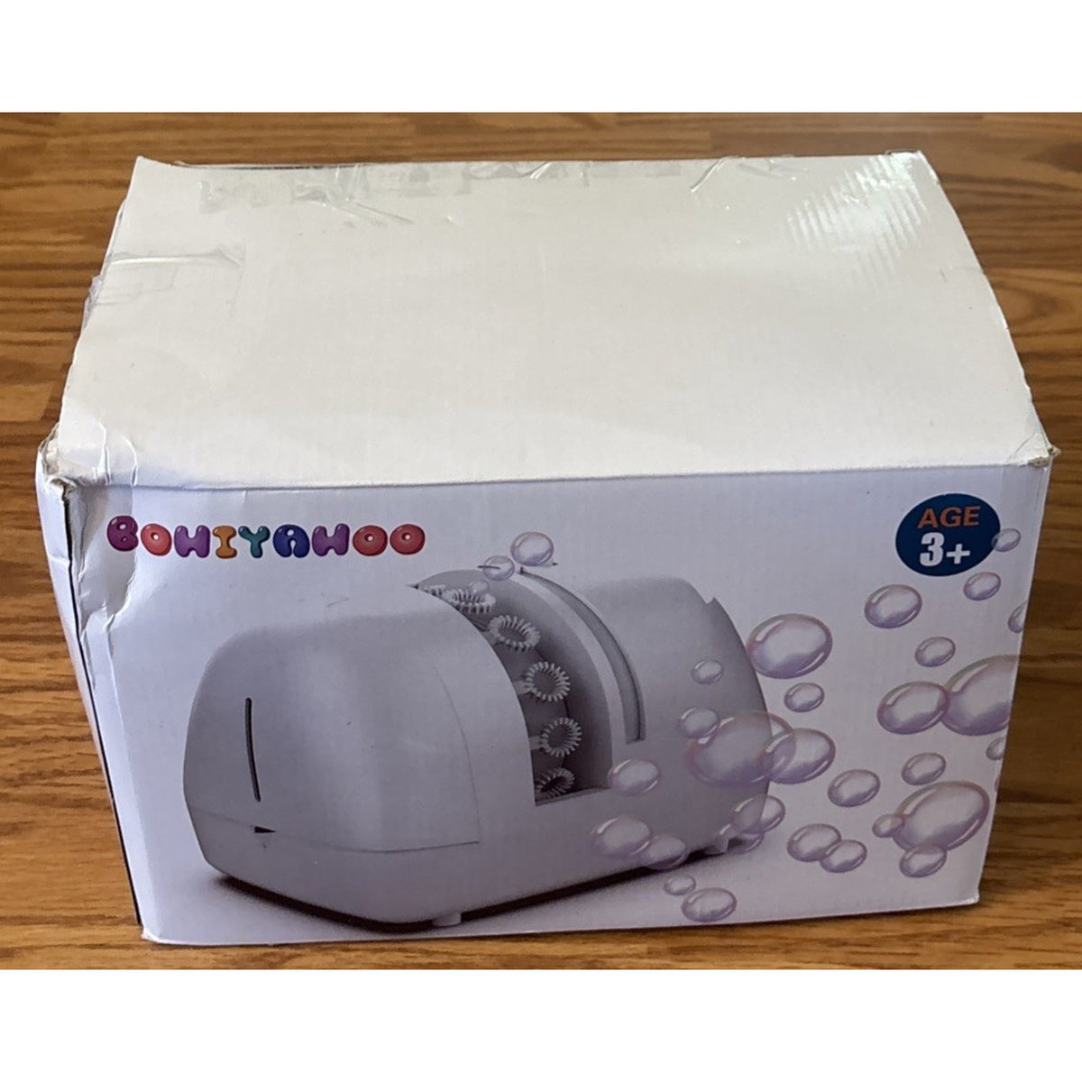 Automatic Bubble Machine Portable Maker 60+ Min Continuous Blaster Dual Power