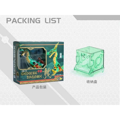 52toys Beastbox MB-14 Chinese Dragon Green Gold Ver. Action Figure MegaBox