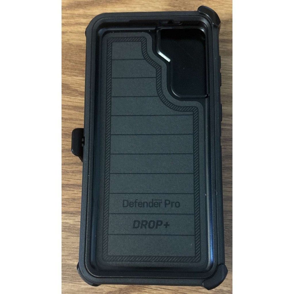 OtterBox Defender Pro Samsung Galaxy S21 Plus Case + Holster Belt Clip - Black