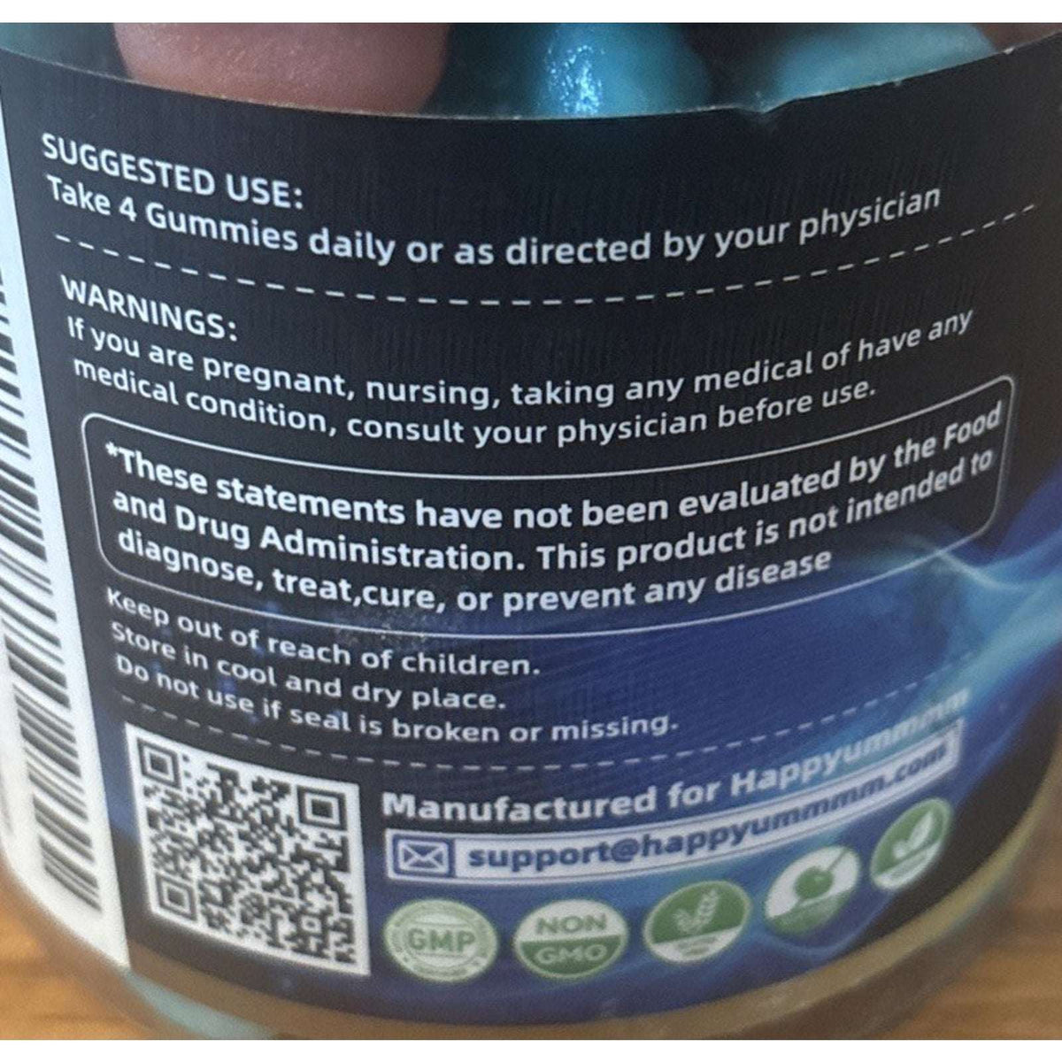 2x Happyummmm Creatine Monohydrate Gummies 5g Variety 120ct (240 Total) Exp 7/27