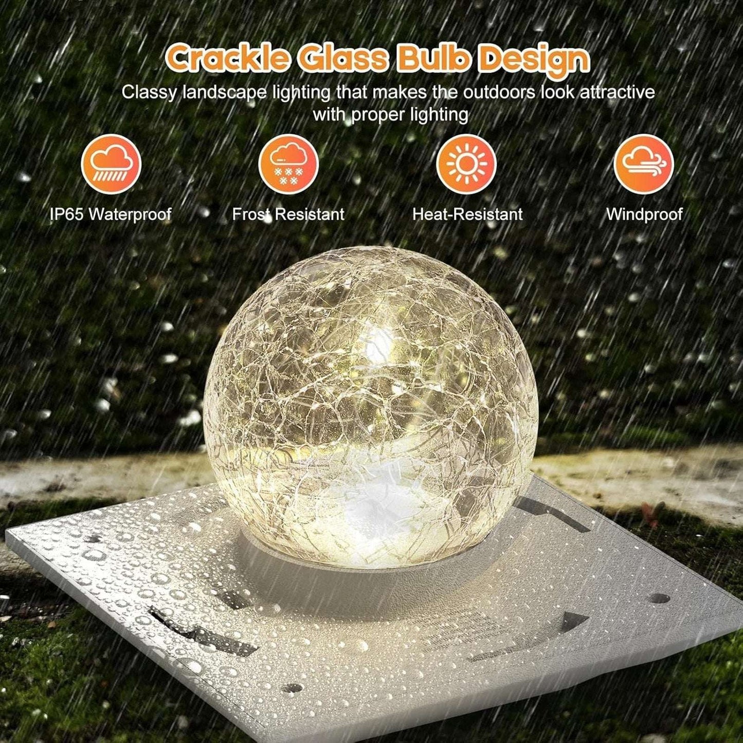 6-Pack RGB & Warm White LED Solar Powered Waterproof Fence Deck Post Cap Lights