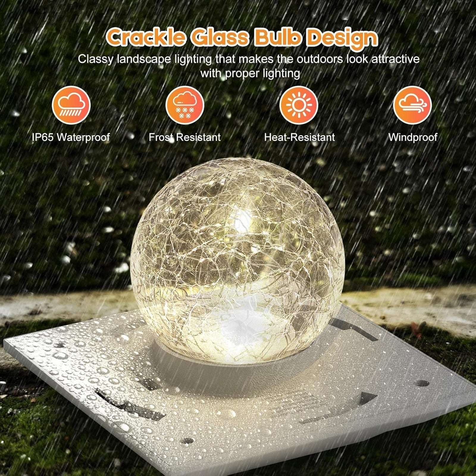 6-Pack RGB & Warm White LED Solar Powered Waterproof Fence Deck Post Cap Lights