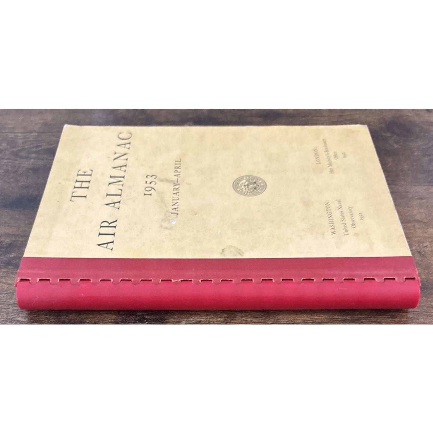 1953 The Air Almanac Jan-April Navigational Star Chart American Nautical Almanac