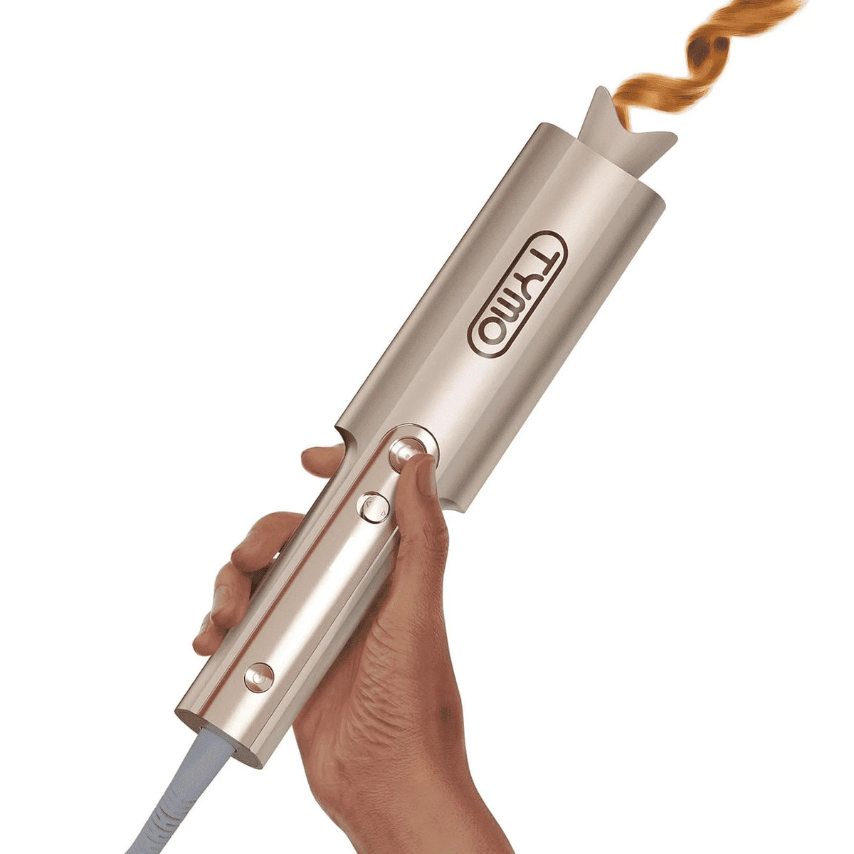 TYMO CurlPro Plus Long Barrel Upgraded Automatic Rotating Curling Iron 1" NEW
