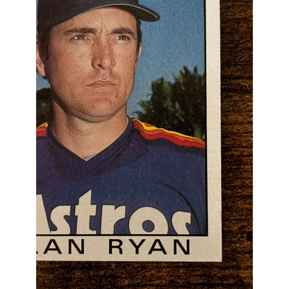 1986 TOPPS #100 NOLAN RYAN Houston Astros Baseball Card