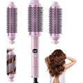 3in1 Thermal Heated Round Brush Set, Adjustable Temp Ceramic Tourmaline 30/38/45