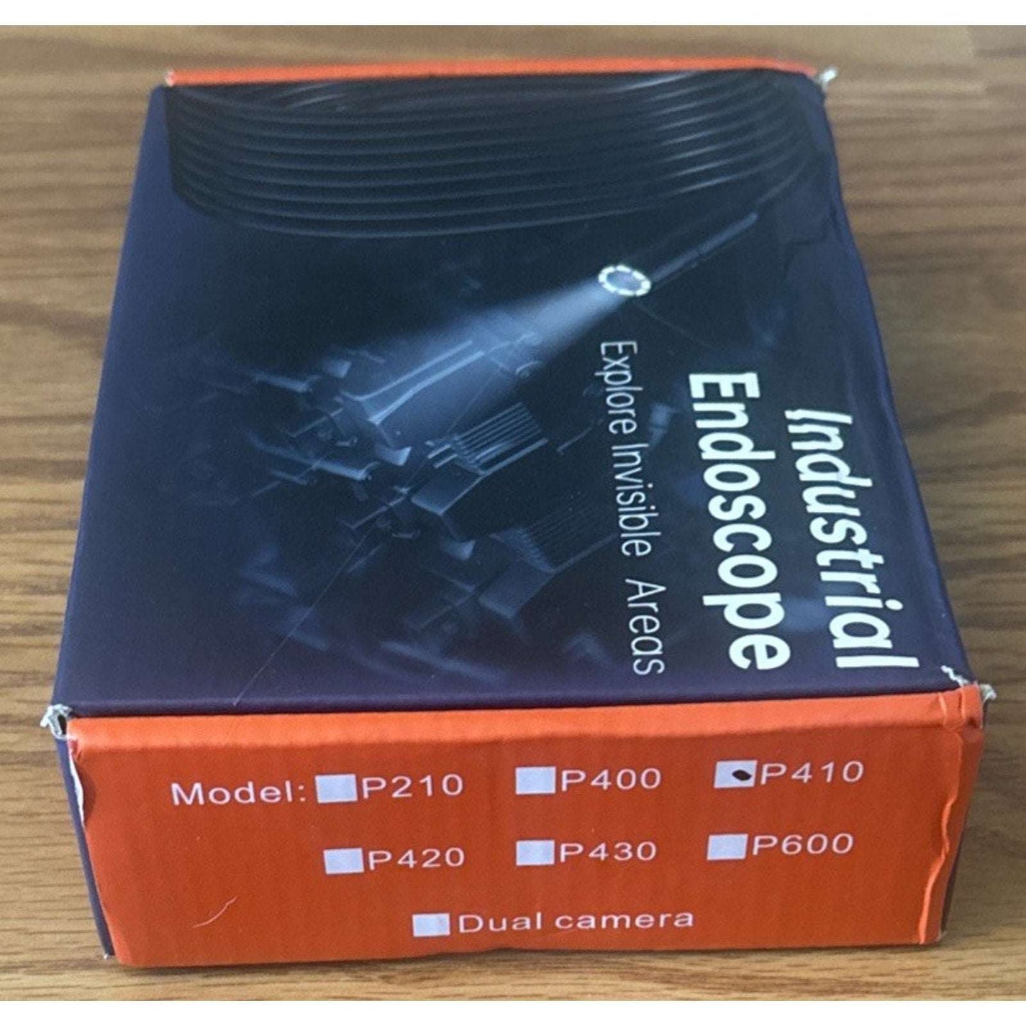Digital Borescope Camera P410 Industrial Endoscope 4.3" Screen 8mm Lens 5M Cable
