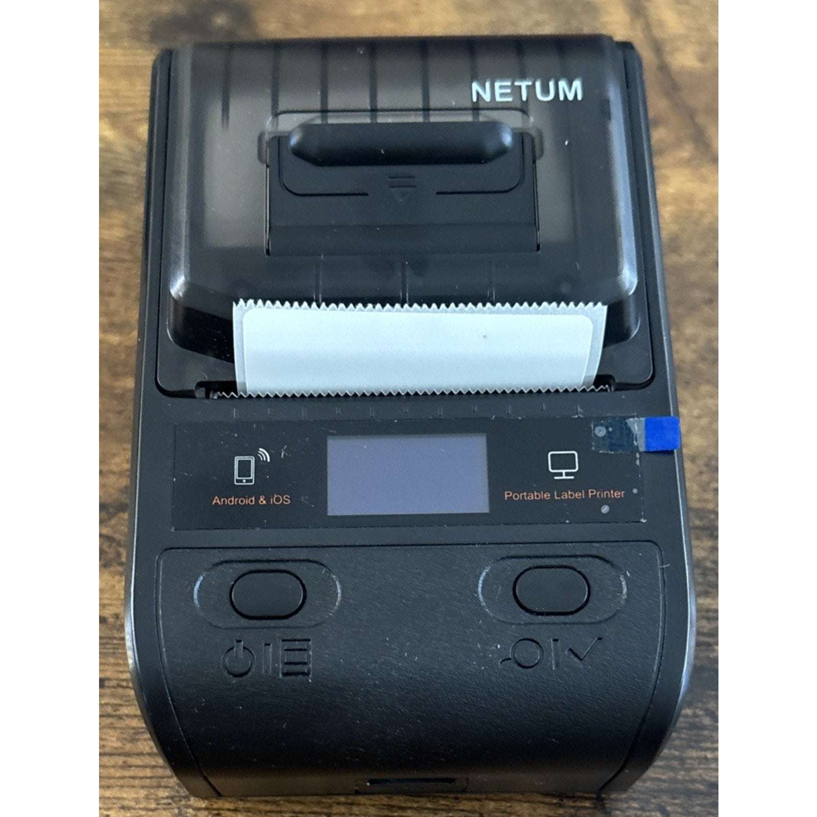 G5 Netum Bluetooth Thermal Label Maker Printer Android IOS Windows Black NEW/OB