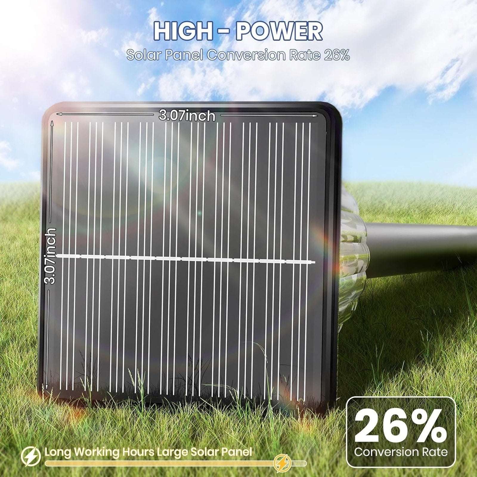 Solar Garden LED Lights Waterproof Landscape Pathway Warm & Cool 2-Color 8-Pack