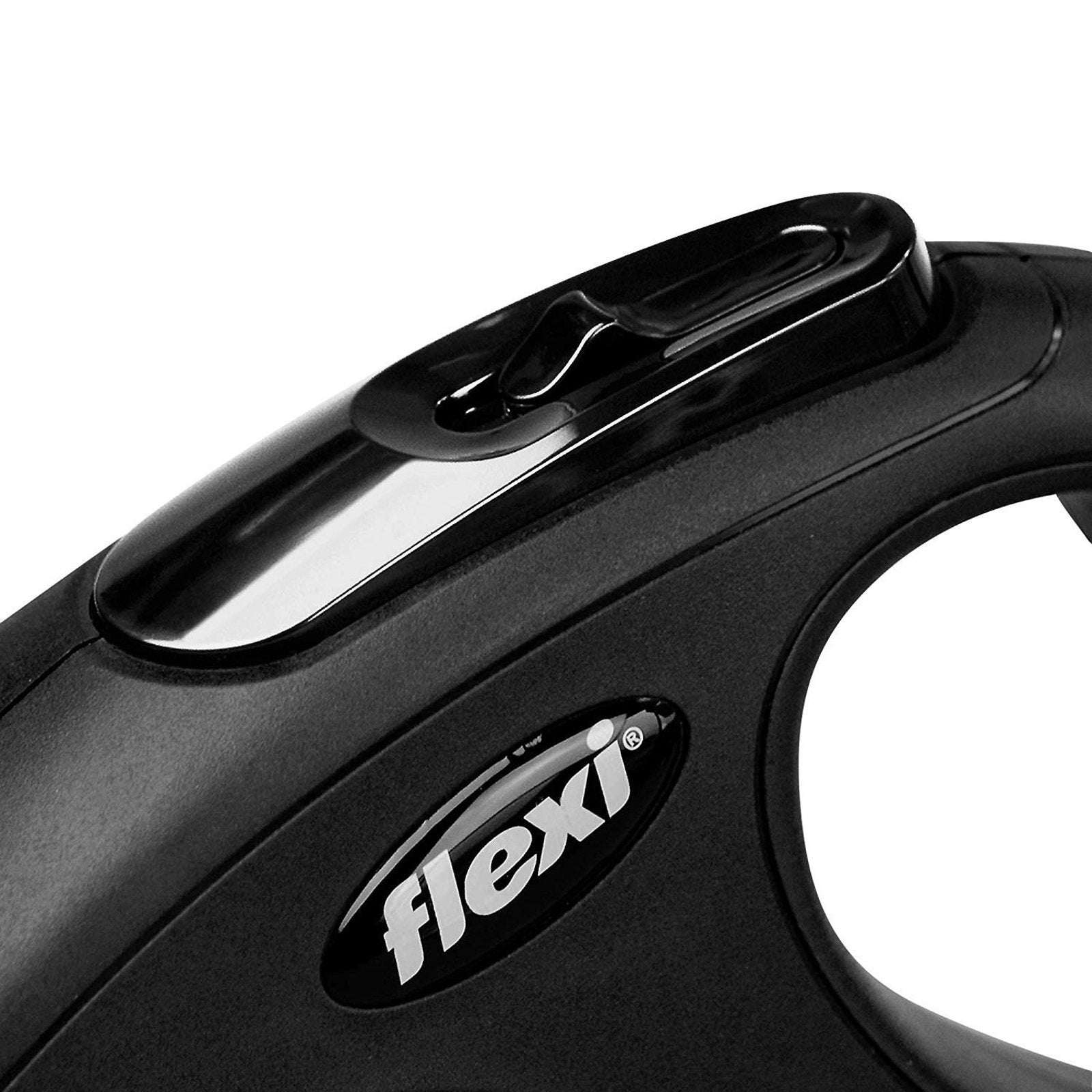 FLEXI New Classic Tape Retractable Dog Leash S Small Black 16ft Up to 33lbs