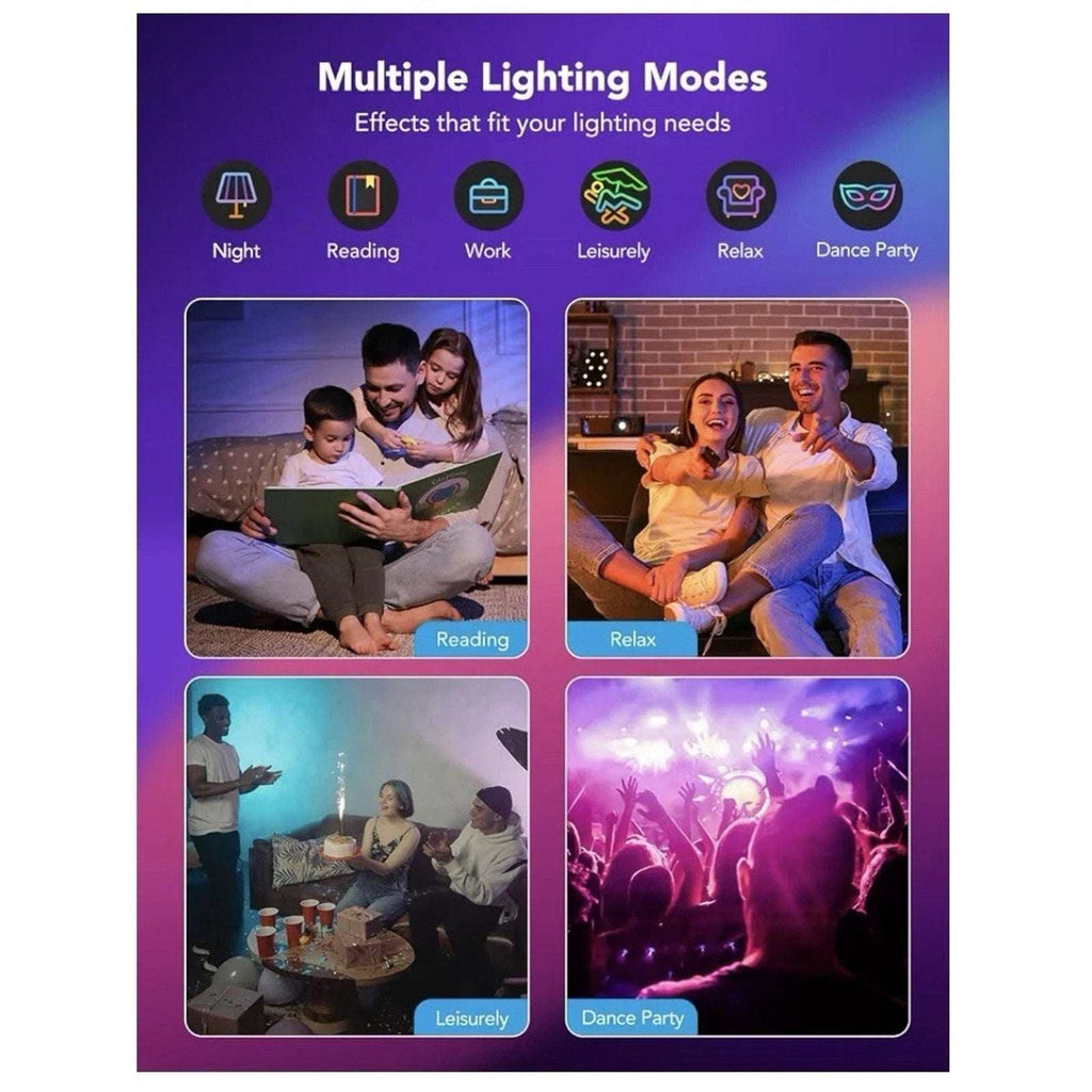 Govee H601A RGBWW 4-Pack Smart Recessed Downlights WiFi App Alexa Google Home