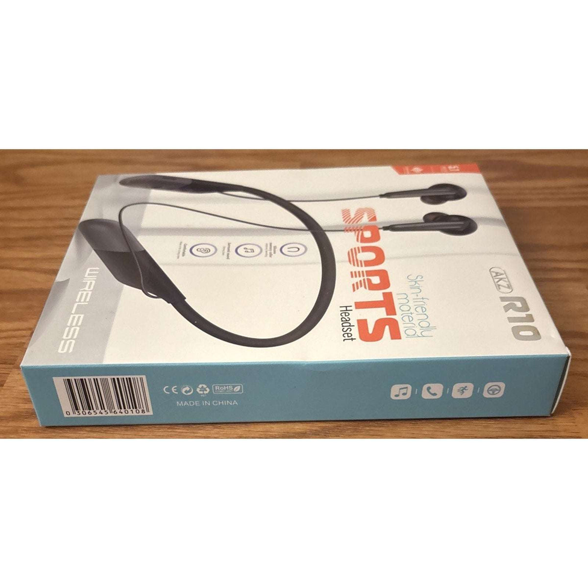 Bluetooth Headphones Neckband, Retractable Headset Wireless Sports Earbuds Noise